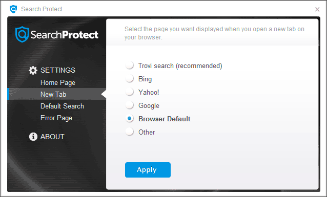 как удалить search protect